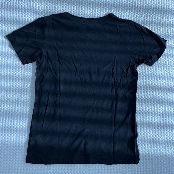 Embrodered Black Tee from Aritzia - Picture 4 of 4